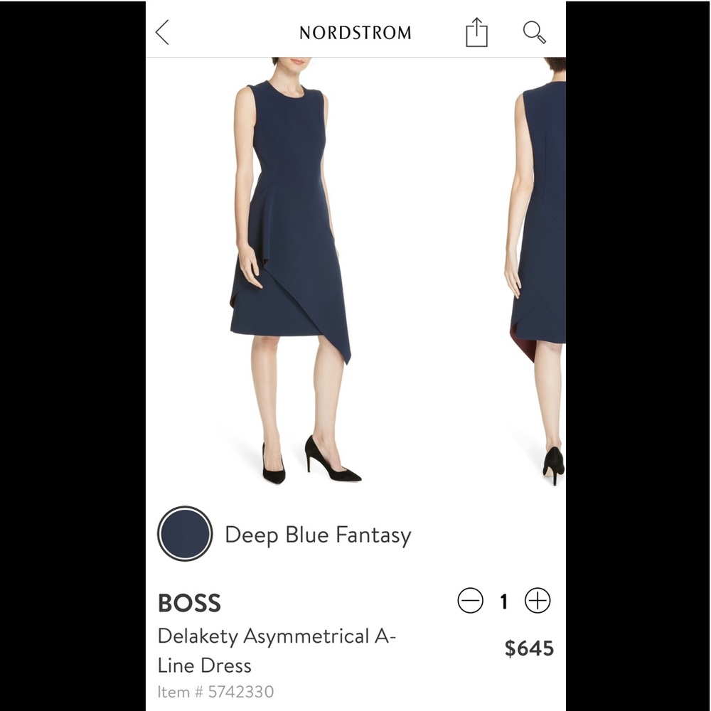 BOSS Asymmetrical dress